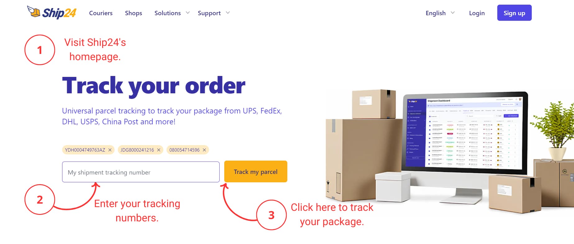 Отслеживание Lazada на Ship24